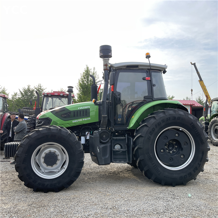 210HP Agricultura 4 ruedas Tractor Deutz Fahr Tractor usado